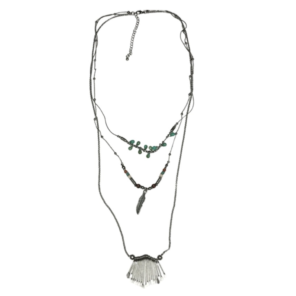 Three Layer / Three Design Necklace
